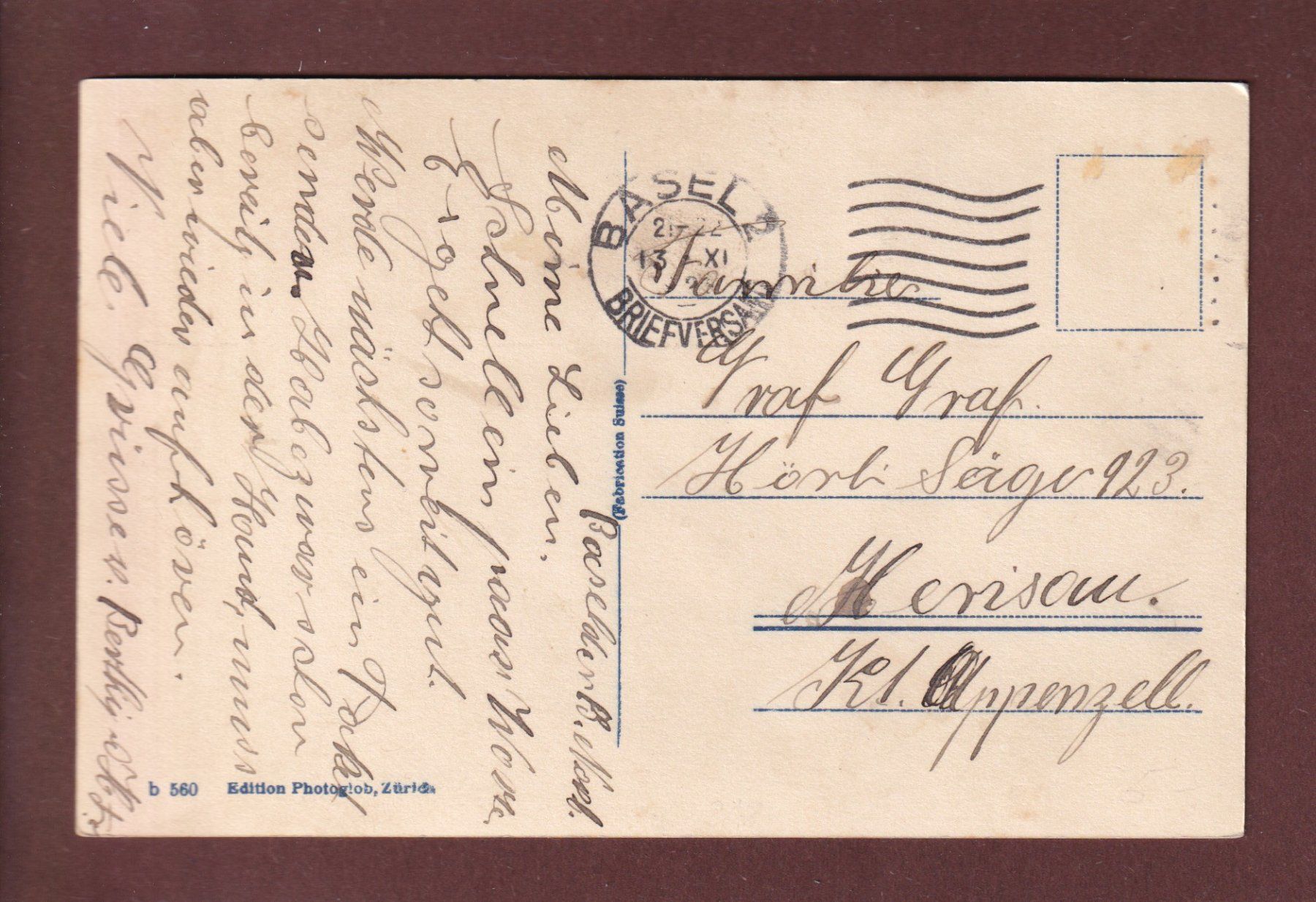 Cartoline postali: Funiculaire GLERESSE-PRÊLES – Usato da Pully venduto da nicecards 1
