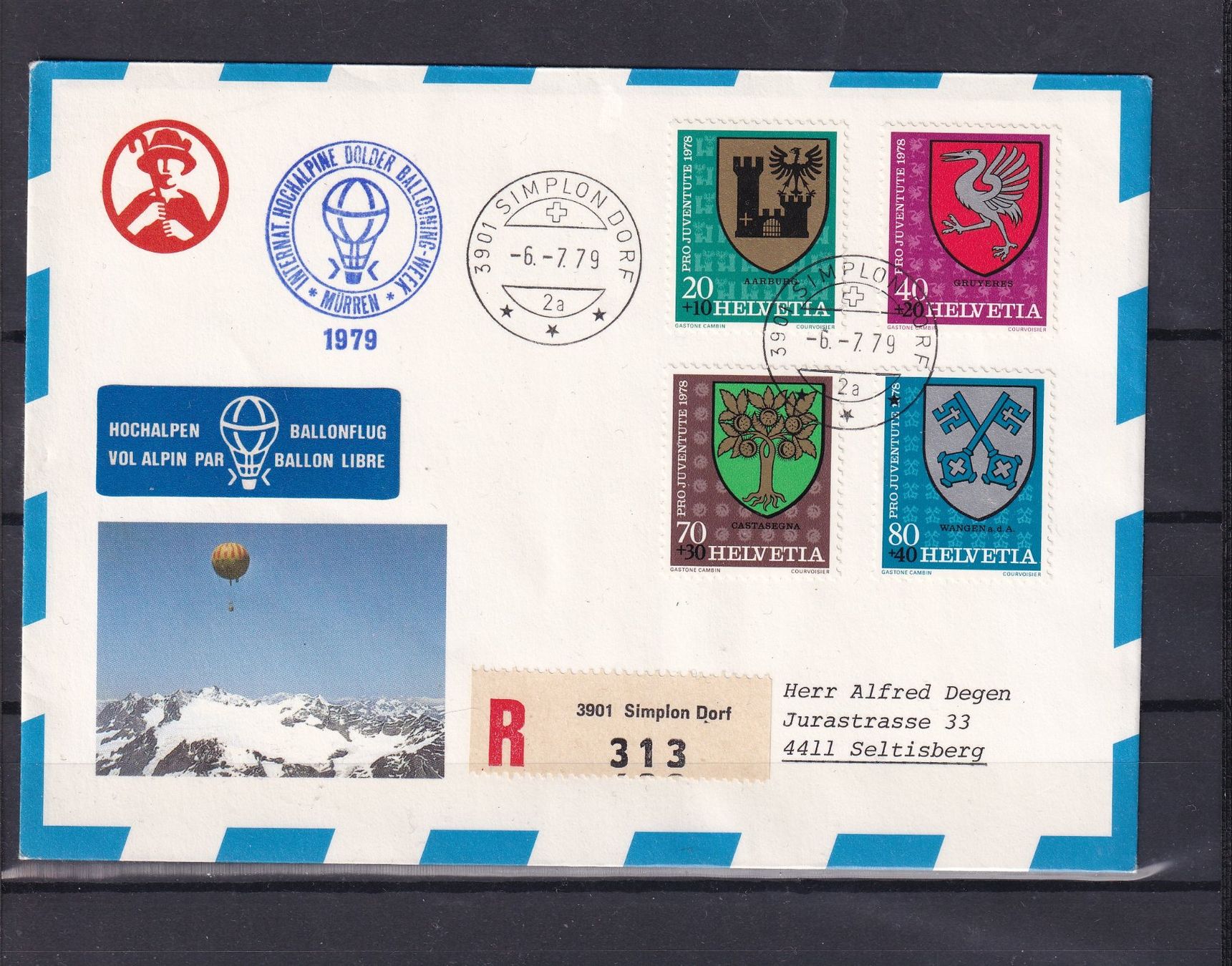 Alle Briefmarken: DIVERS VOL EN BALLONS – Gebraucht aus Nyon von an54 5