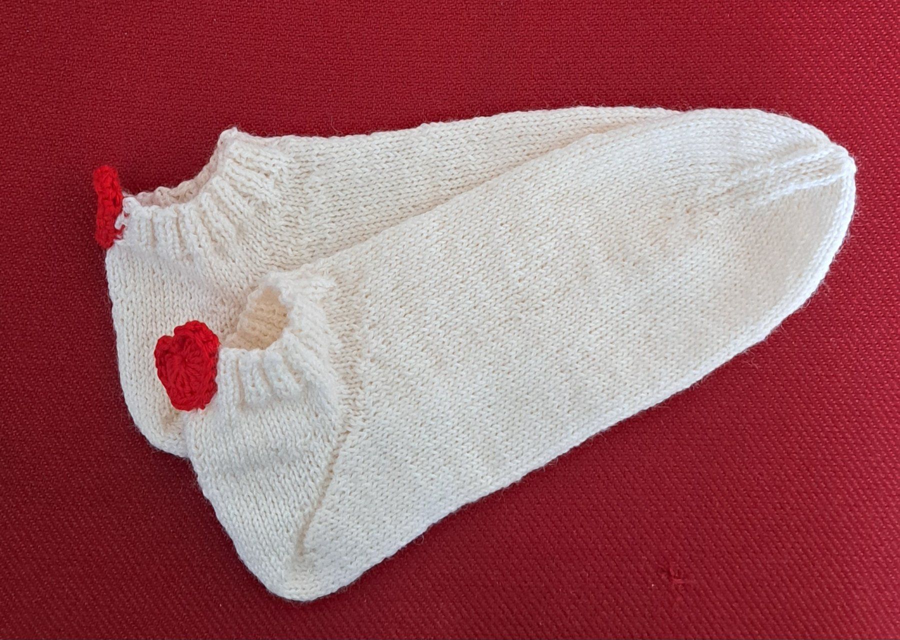 Calze: Handgestrickte Sneakersocken_A, Gr. 36/37 – Nuovo e nell'imballaggio originale da Romanshorn venduto da Octa27