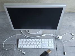 Apple Cinema HD Display 23" (A1082) und Tastatur