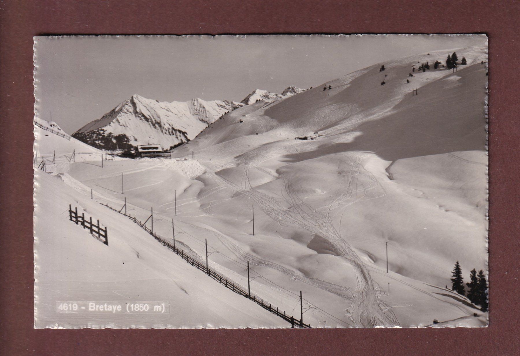 Cartoline postali: BRETAYE en hiver – Usato da Pully venduto da nicecards-shop