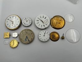 Alte Uhr Werke Konvolut (Tissot, Alpina etc. )
