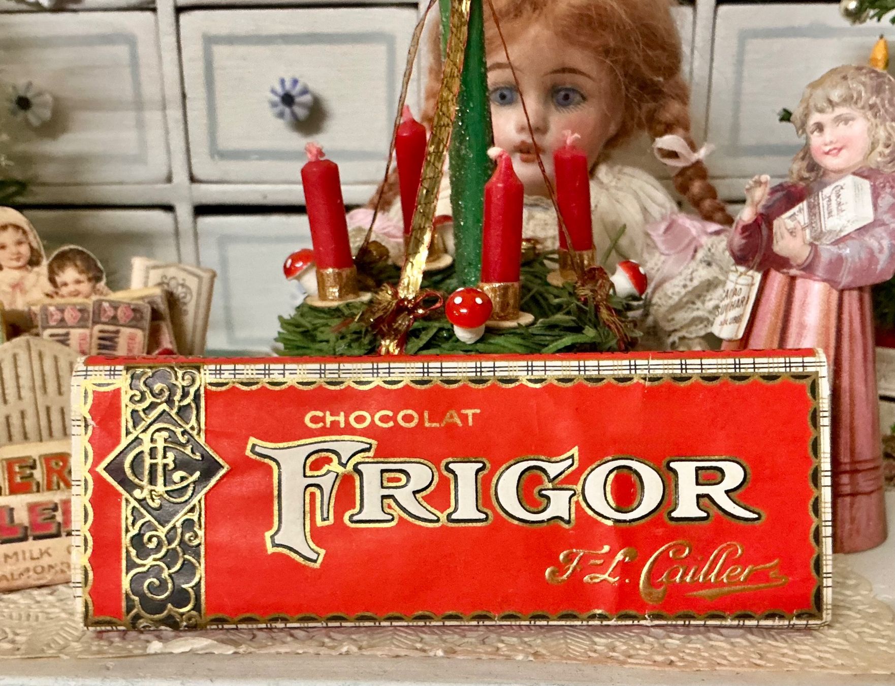 Alle Dekorationen: ALTE FRIGOR CHOCOLADE VON CAILLER – Gebraucht aus Zell LU von Silvermemory 4