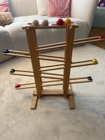 Holz Kugelbahn mit 4 Kugeln 