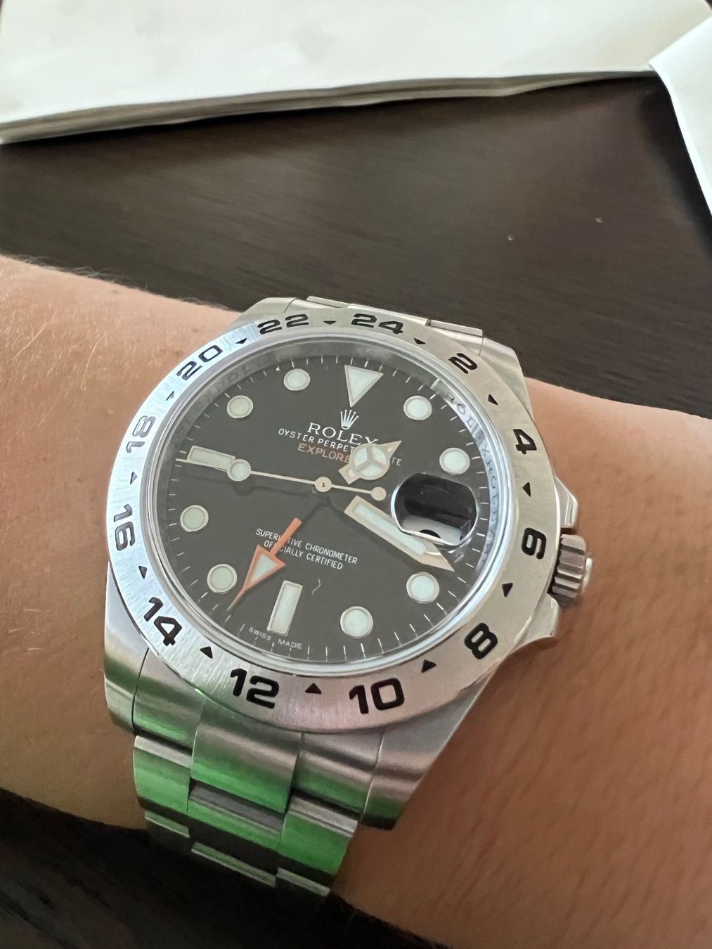 Rolex Orologi: Rolex Explorer II Ref. 216570 Fullset CH – Usato da Felben-Wellhausen venduto da TTip 2