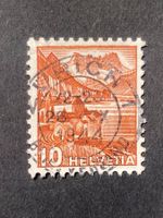 Schweiz 1944 Chillon 10 Rp. 257RM Bedarf ZÜRICH 26-IX-1944