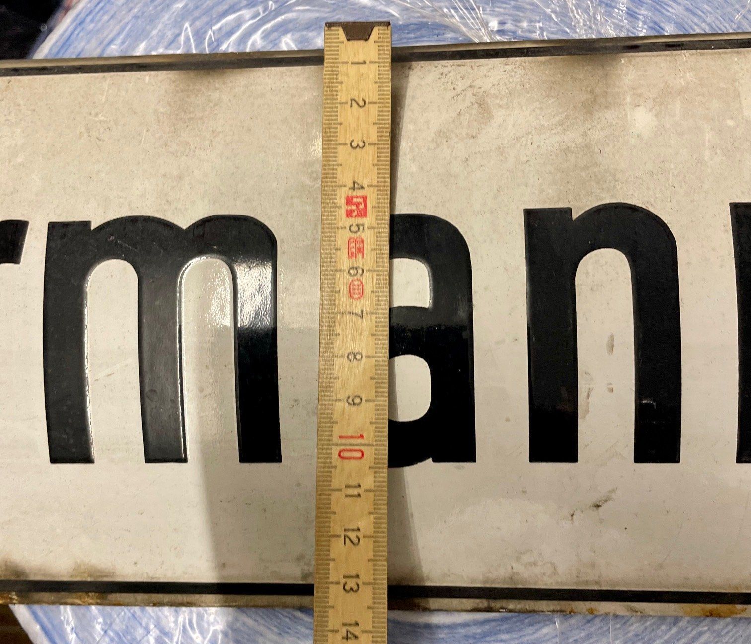Schilder: Emailschild/Strassenschild/Schurmannstrasse/Antik – Gebraucht aus Volketswil von rubin74 1