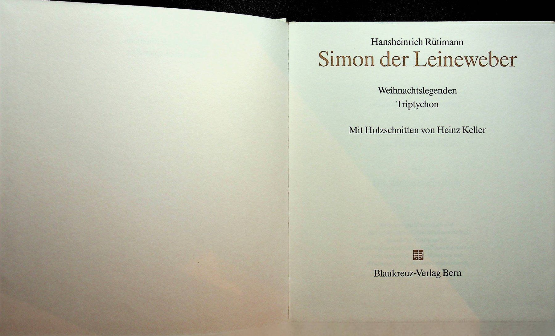Libri: H. Rütimann Simon der Leineweber Weihnachtslegenden – Usato da Reitnau venduto da Zaomir 2