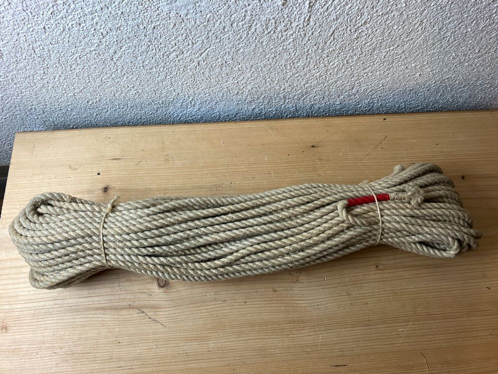 NaDeco Kokosseil 0,5kg 4mm Tauwerk Flachs-Seil Hanf-Seil Strick Floristen Seil