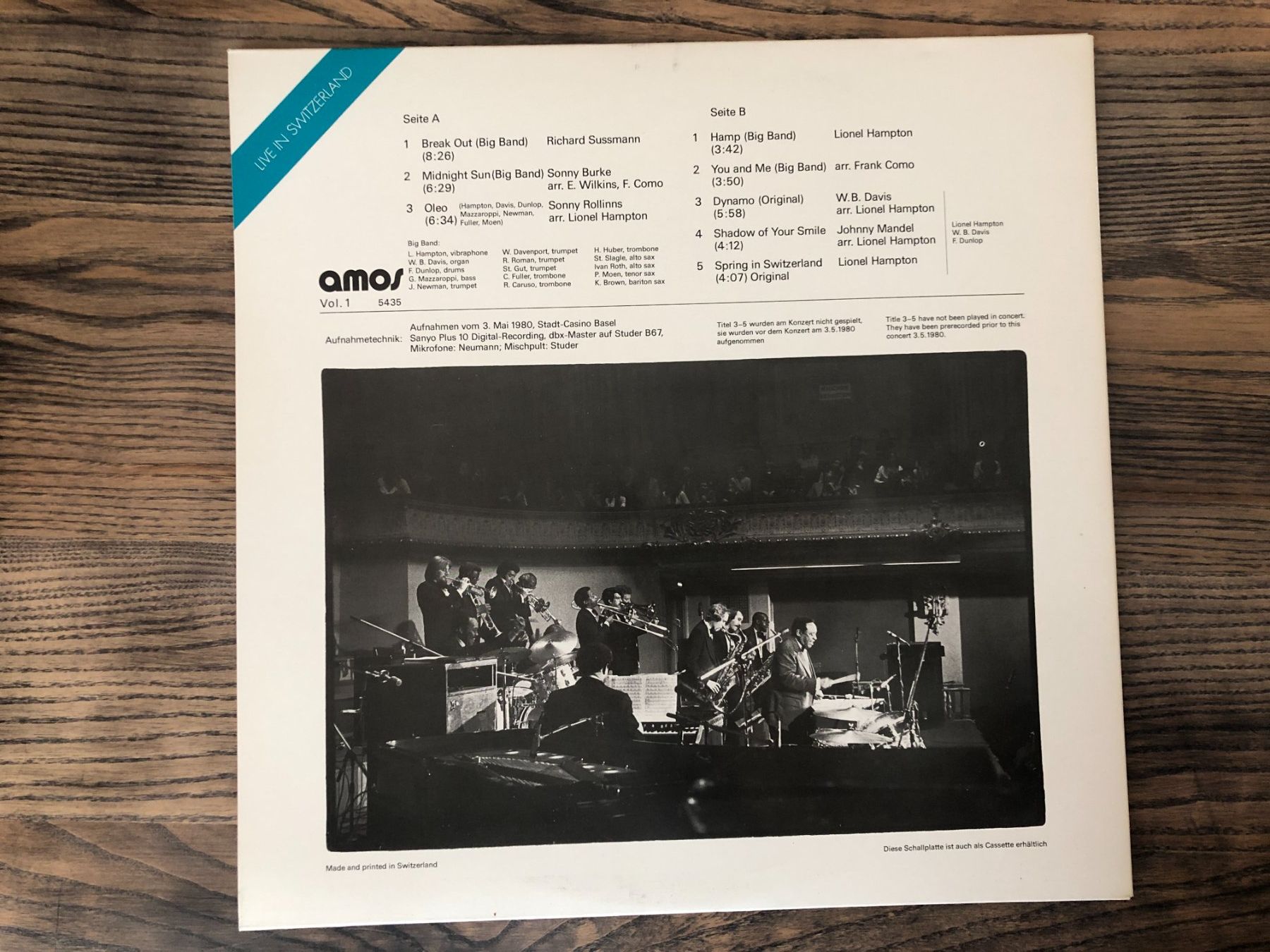 Dischi in vinile: LP Lionel Hampton live in Switzerland – Usato da Berg am Irchel venduto da Zweiti_Chance 1