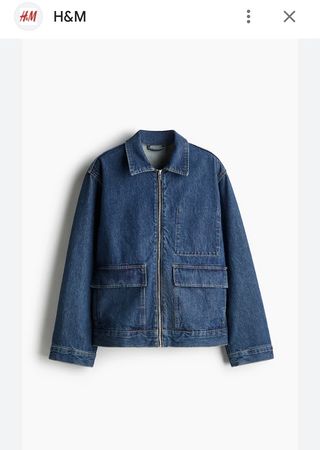 Neu ungetragen mit Etikette H&M Jeansjacke, Baumwolle, Gr. L