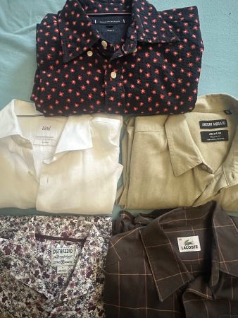 5 TOP Hemden Lacoste, T. Hilfiger, P.Kehl NP: über Fr. 600.-