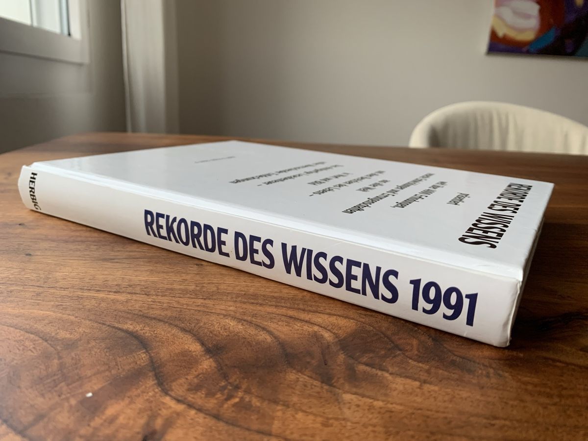 Libri: Rekorde des Wissens 1991 – Usato da Opfikon venduto da BananaGio01 2