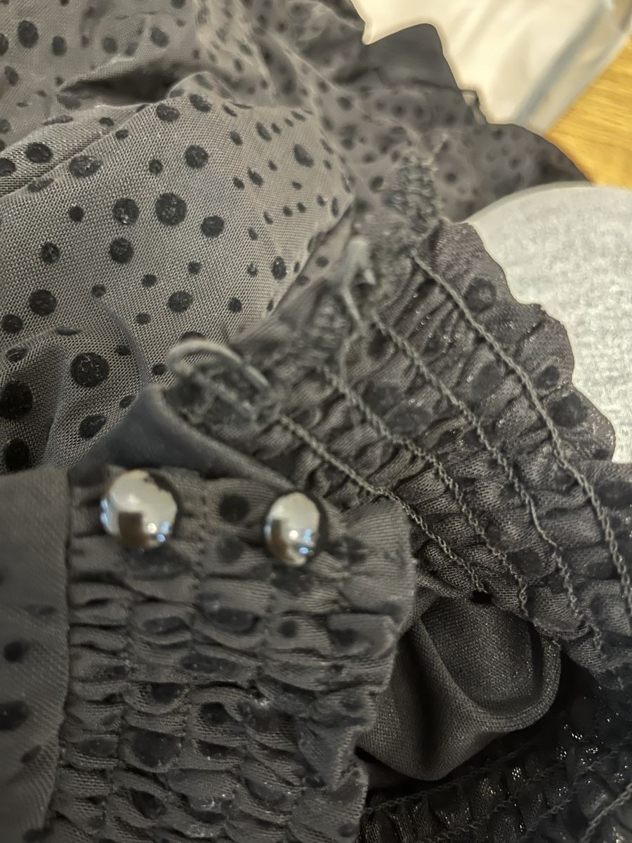 Only Vestiti: Festliches Kleid schwarz, mit Samtpunkte, Gr. S – Nuovo (secondo la descrizione) da Arlesheim venduto da Eli_77 3