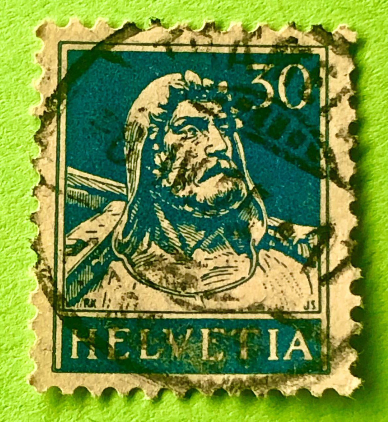Tutti i francobolli: Nr.160 Wilhelm Tell GESTEMPELT     – Usato da Aarau venduto da Billa007