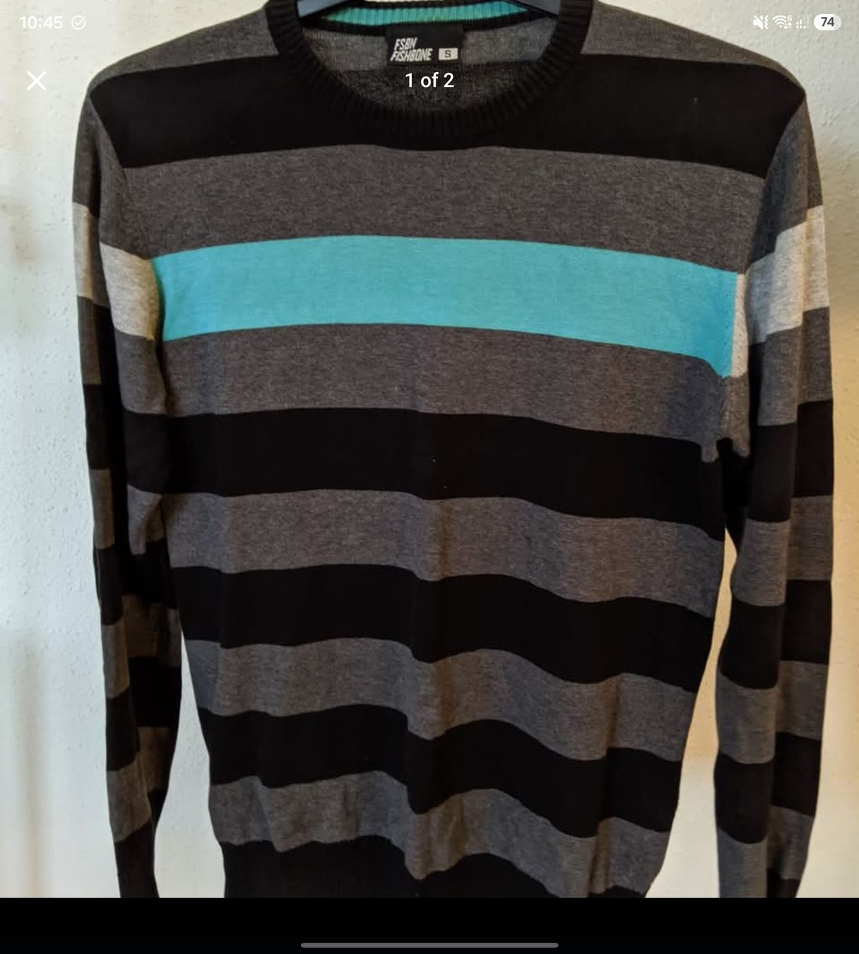 Lotti di vestiti: New Yorker Fishbone Pullover – Usato da Zürich venduto da jabo22