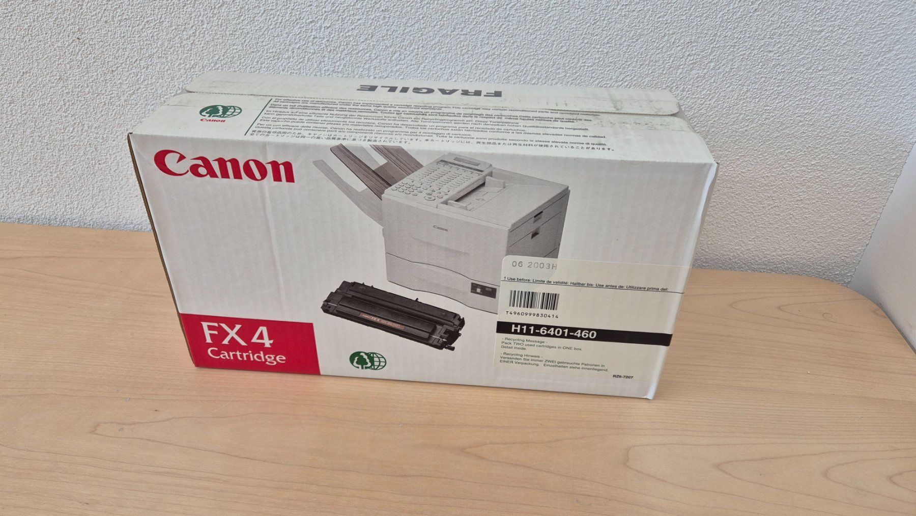 Canon Cartucce per stampanti & toner: Canon Toner FX4 Cartridge – Nuovo e nell'imballaggio originale da Elgg venduto da computerbrocki 2
