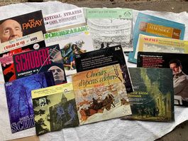 Lot de 14 disques vinyles 33T vintage