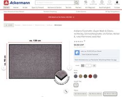 Schmutzfangmatte 120×90 cm – Super Wash&Clean, Waschbar