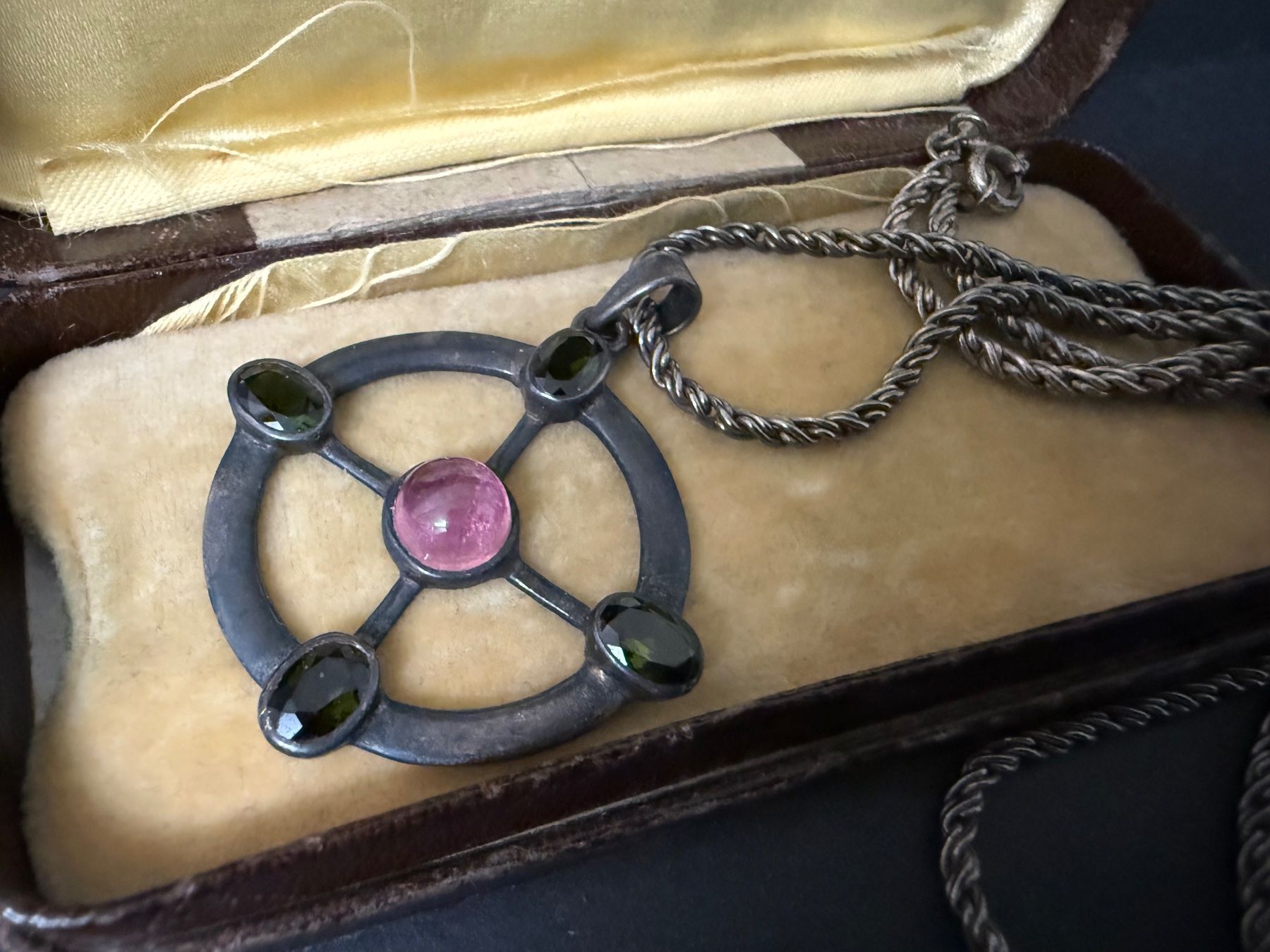 Catenine: Silber Kette mit Anhänger 800 – Usato da Spiegel b. Bern venduto da Rogger72
