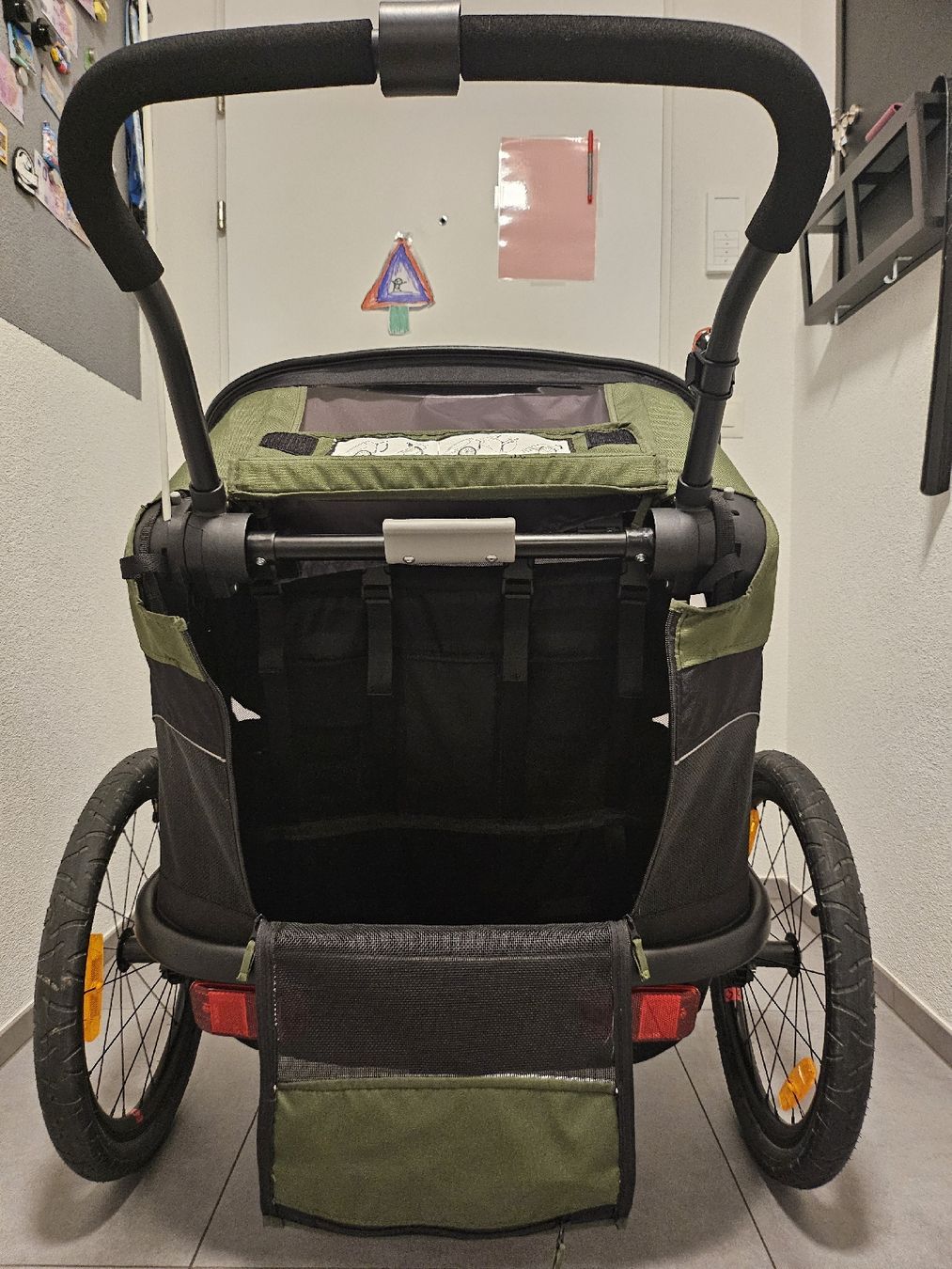 Hamax Rimorchi: Hamax Kinderfahrradanhänger Outback 2in1 – Usato da Baar venduto da Naedels-Kreationen 7