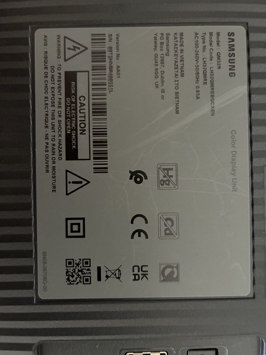 Samsung Monitor: Samsung QM32R – Usato da Zürich venduto da Windiger-Sonntag 2