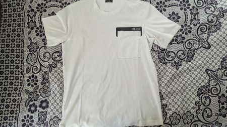 Z Zegna T-Shirt Weiss, Grösse M