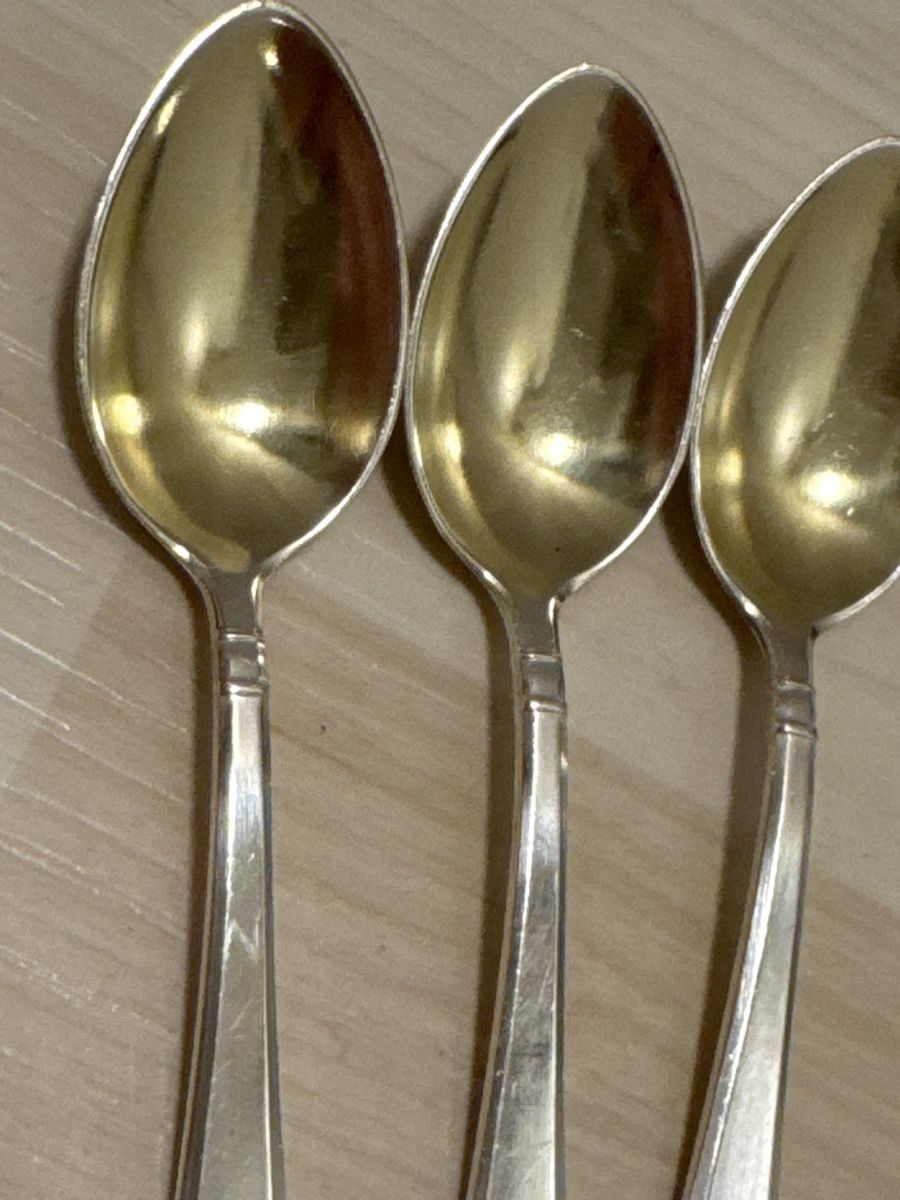 Cucchiai: 6er Set Vintage Kaffeelöffel, versilbert, BSF 90 – Usato da Grenchen venduto da Lucy68 3