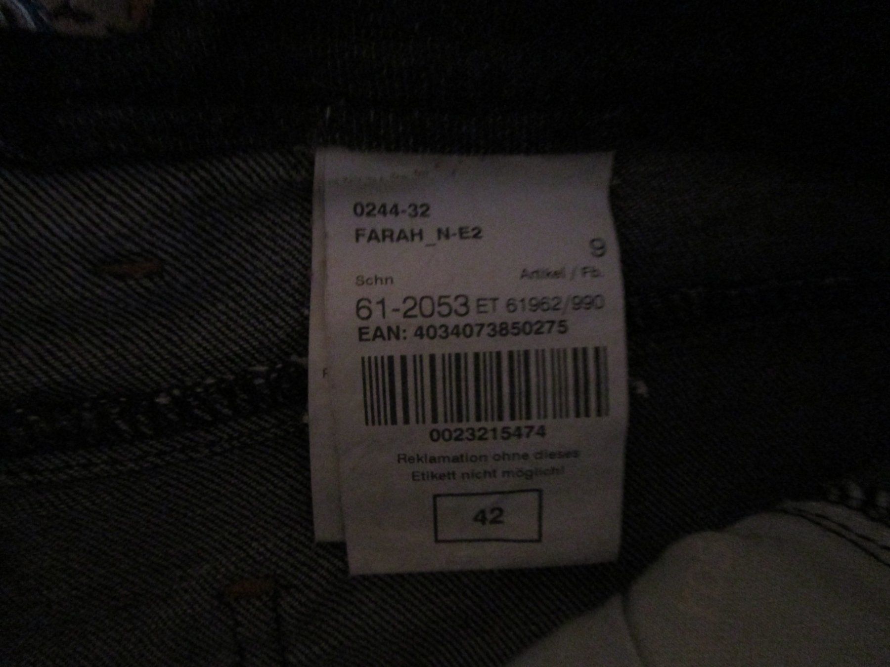 Jeans: Jeans blau – Usato da Birmenstorf AG venduto da Edelweiss25 2