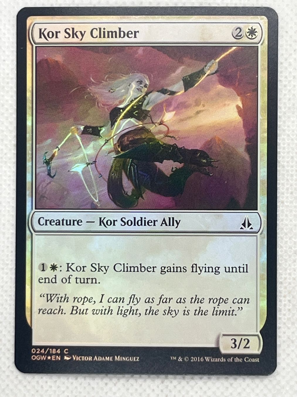 Magic The Gathering Sammelbilder & Trading cards: MTG Kor Sky Climber OGW 024 Englisch Common – Gebraucht aus Hinterkappelen von Kim1992