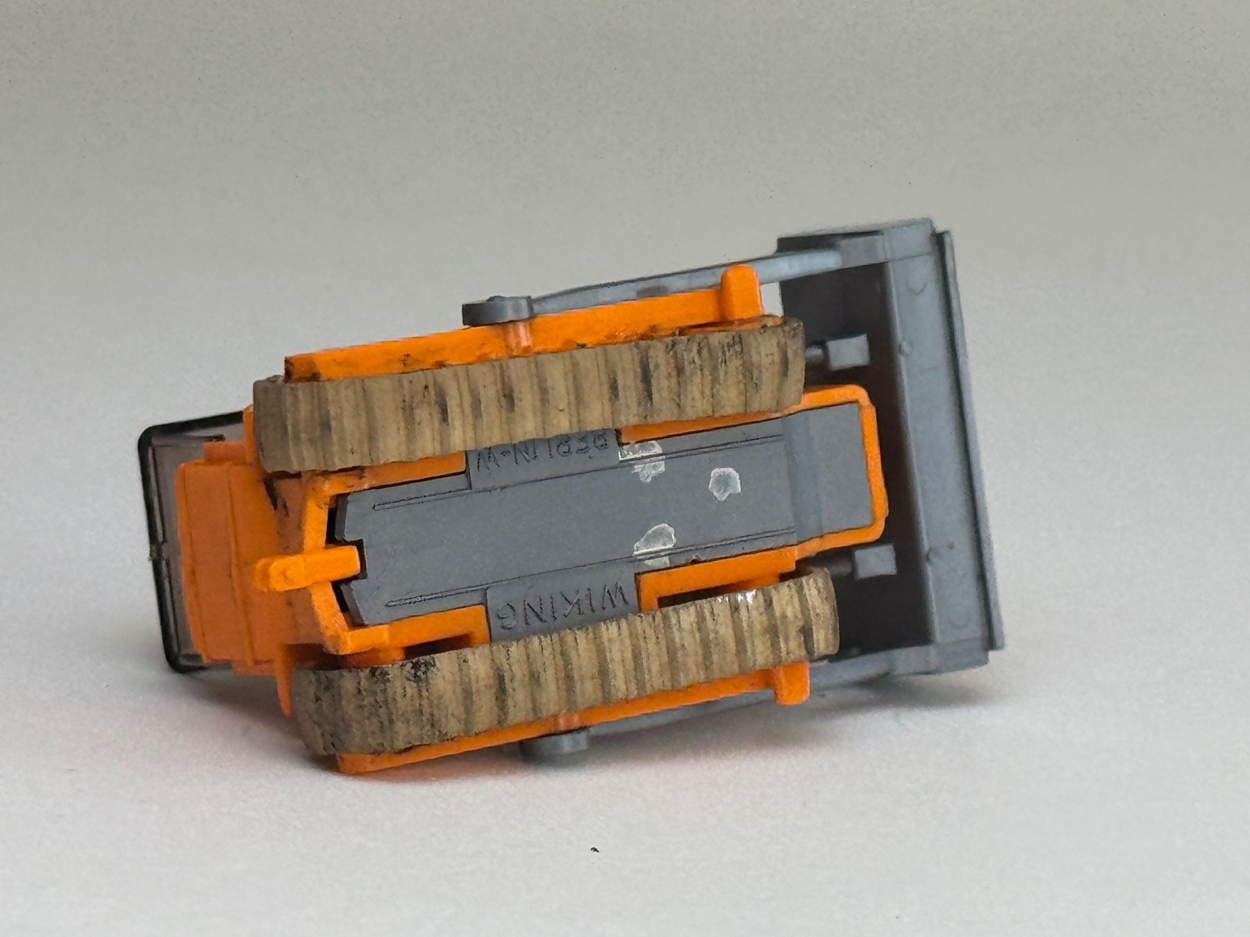 Wiking Voitures modèles: VE- Wiking Planierraupe mit Dach orange – D'occasion à Elm par Wikmtz 2