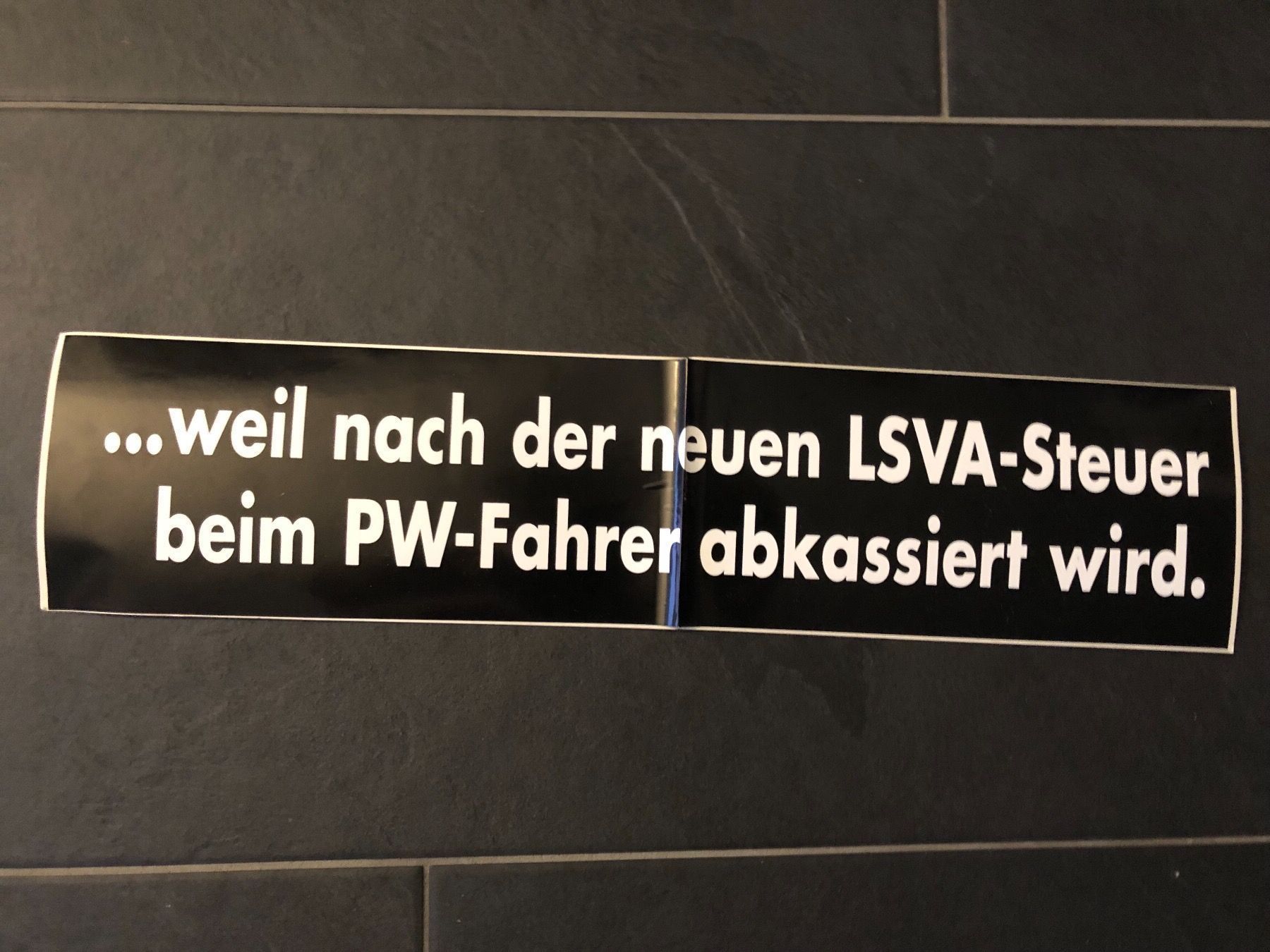 Sticker: Abziehbild, Sticker der LSVA-Steuer – Usato da Winterthur venduto da mamba2021 1
