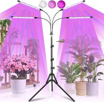 Pflanzenlampe LED Vollspektrum Grow Lampe mit Ständer