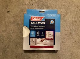 Tesa Tesamoll Gummidichtung P-Profil Weiss, 25 m, neu