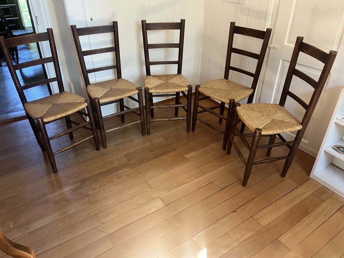 Sedie: 5 alte Tessiner Stühle – Usato da Wiesenberg venduto da swissantik 7