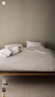 Bettgestell 150 x 200 cm – Eichenholz-Optik, modernes Design