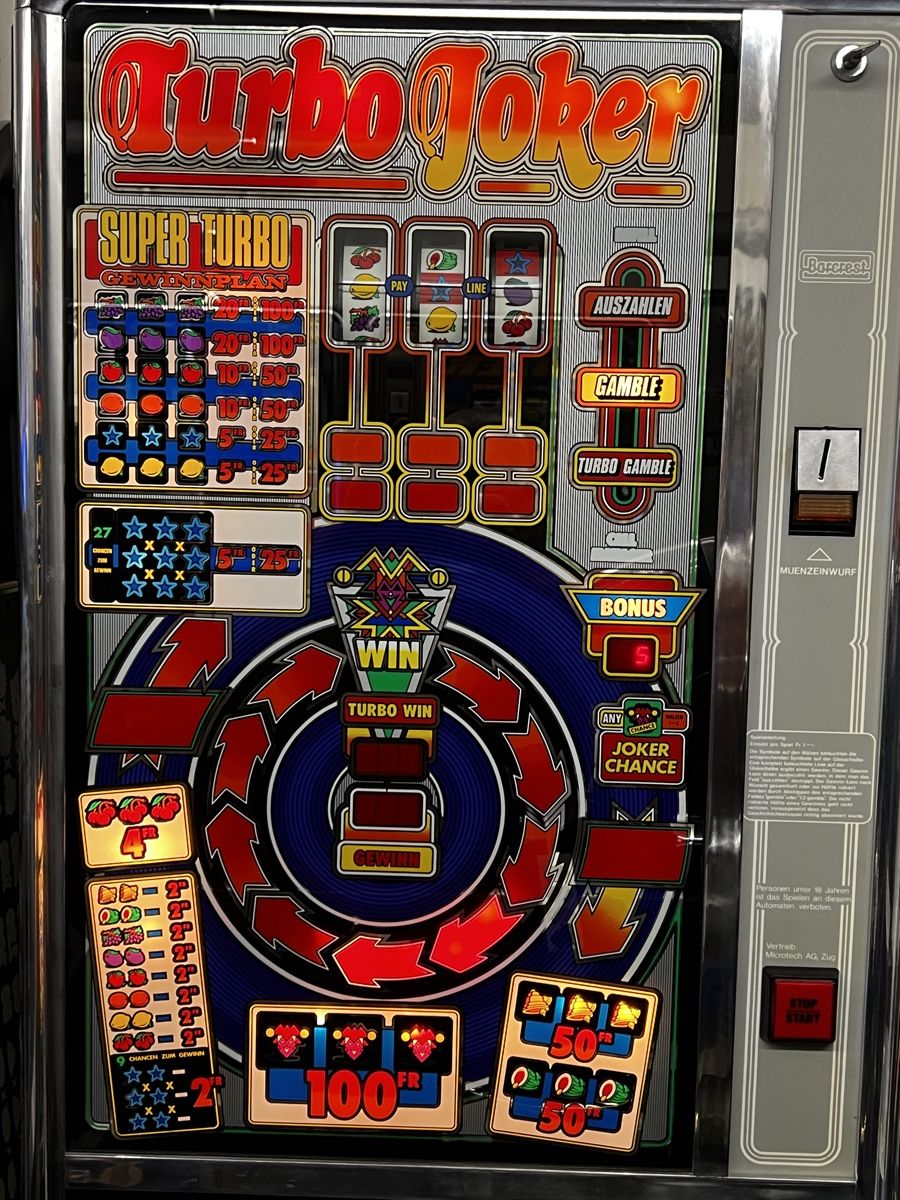 Slot Machine: Turbo Joker sehr schön – Usato da Urdorf venduto da AMBASSADOR
