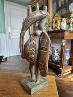 Sculpture bois ancienne Afrique art primitif tribal