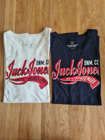 2 stk Jack & Jones T-Shirt, Gr. 176/16Y, Top Zustand, Sommer