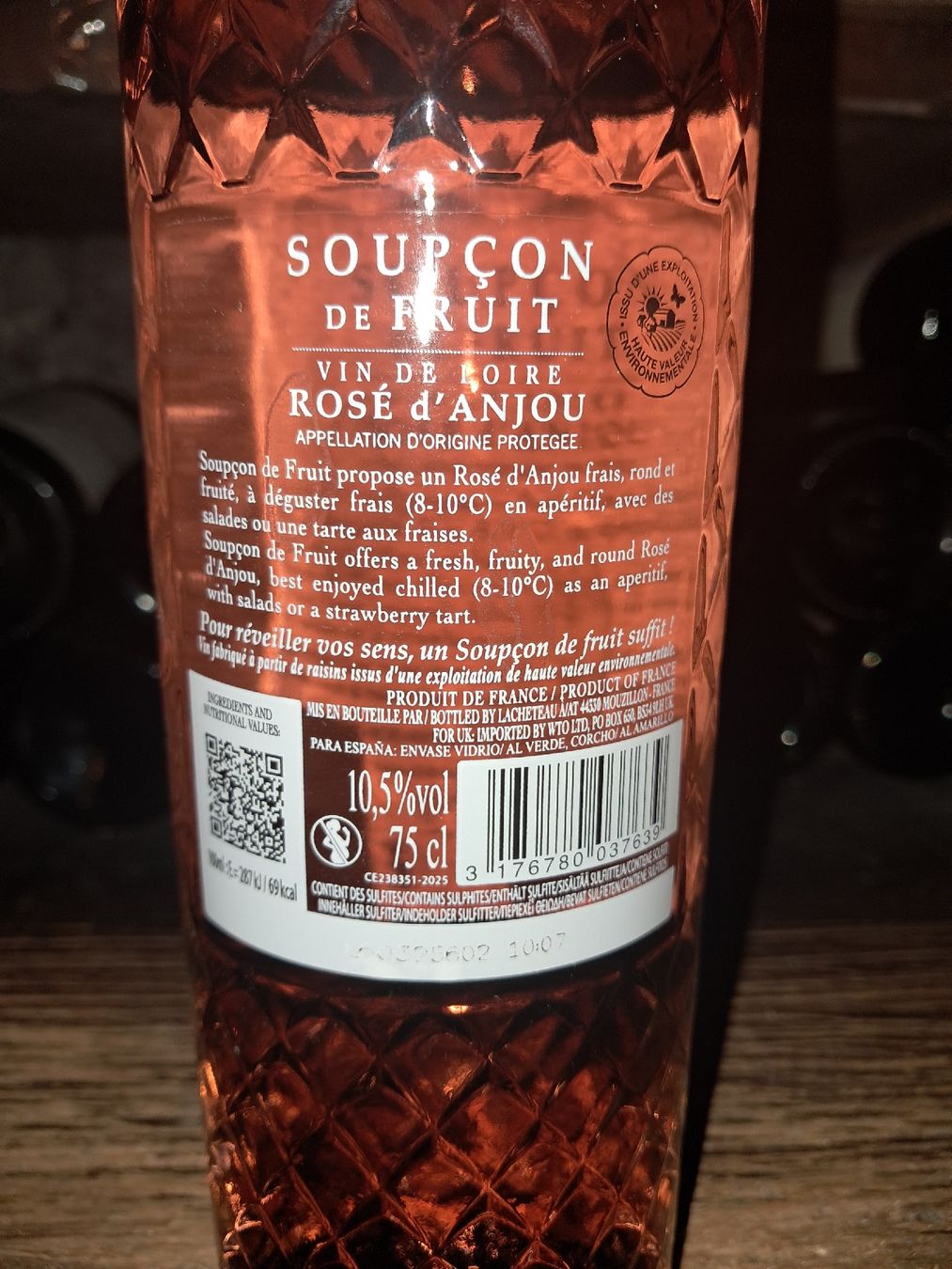 Vino: Soupçon de Fruit Rosé d'Anjou 2025 – Nuovo e nell'imballaggio originale da Le locle venduto da juliensaran 3