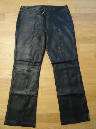 Lederhose Echtleder tiefer Bund sexy Grösse 40