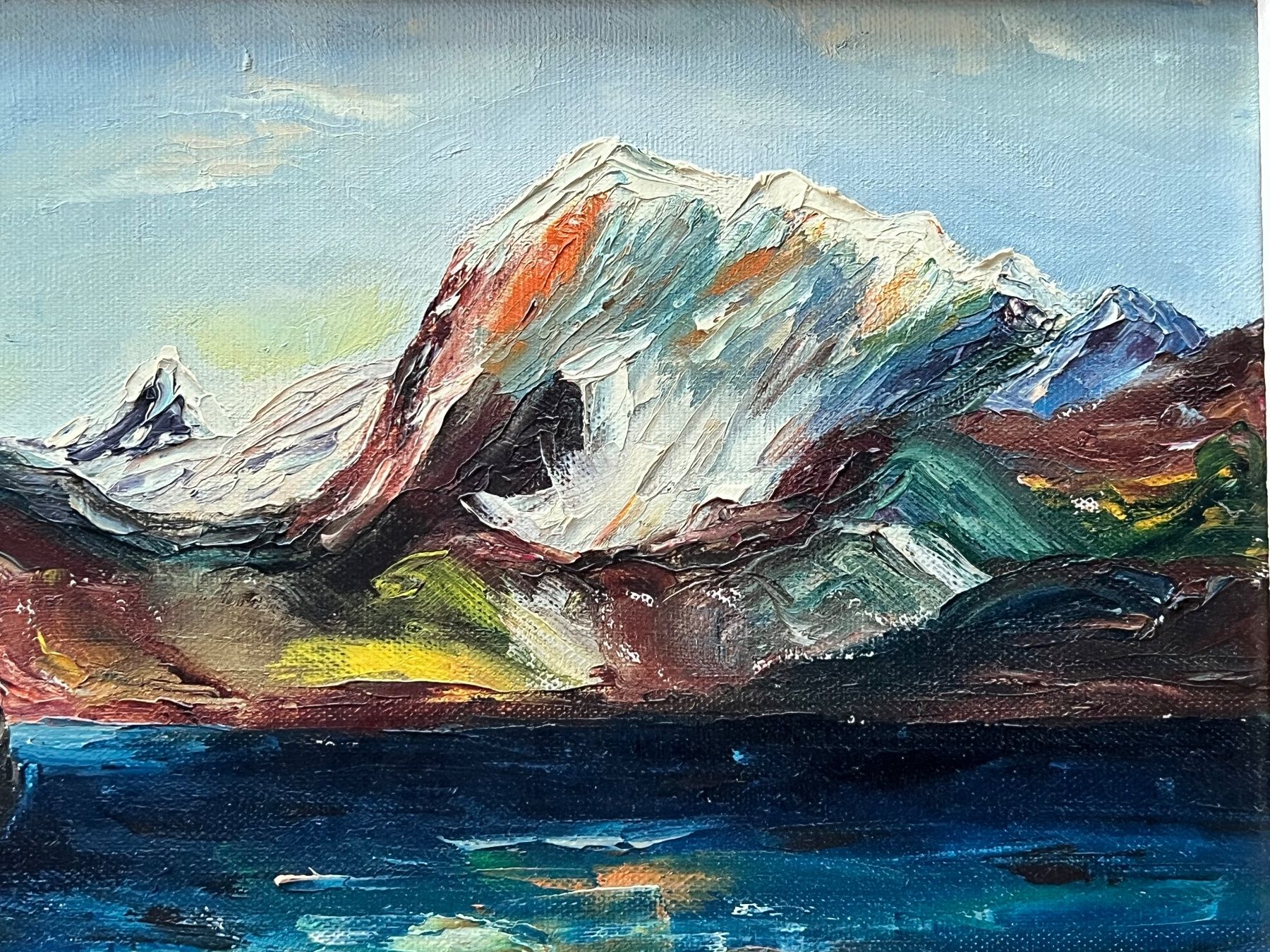 Dipinti: Gloor Gemälde Bergsee im Engadin? – Usato da Adliswil venduto da buch_und_kunst 3