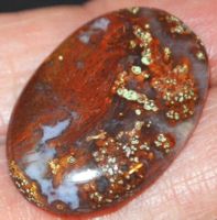 Cabochon L-8098 – Marokkanischer Nahtachat 30x20mm