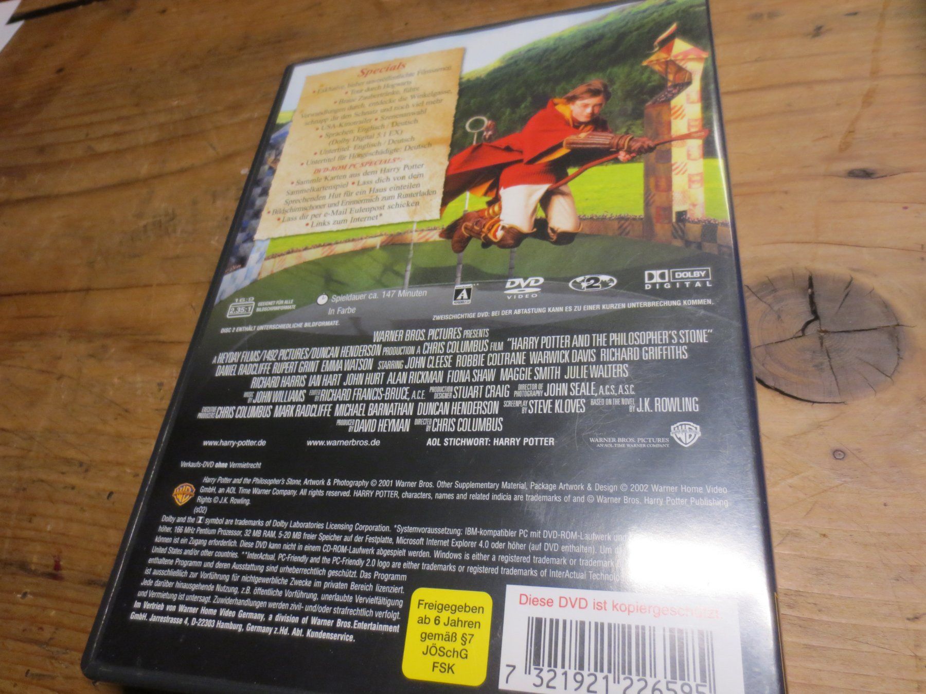 Alle DVDs: Harry Potter und der Stein der Weisen – Gebraucht aus Männedorf von Livingston 1