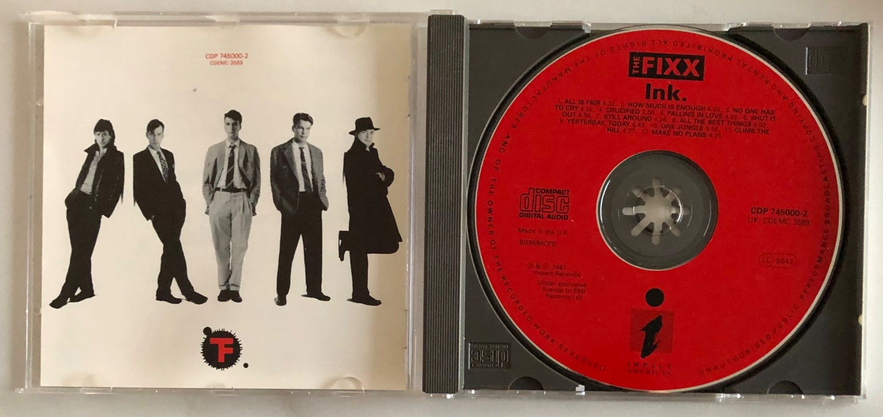 Schallplatten: THE FIXX - INK. – Gebraucht aus Poliez-Pittet von Newtown-Records 2