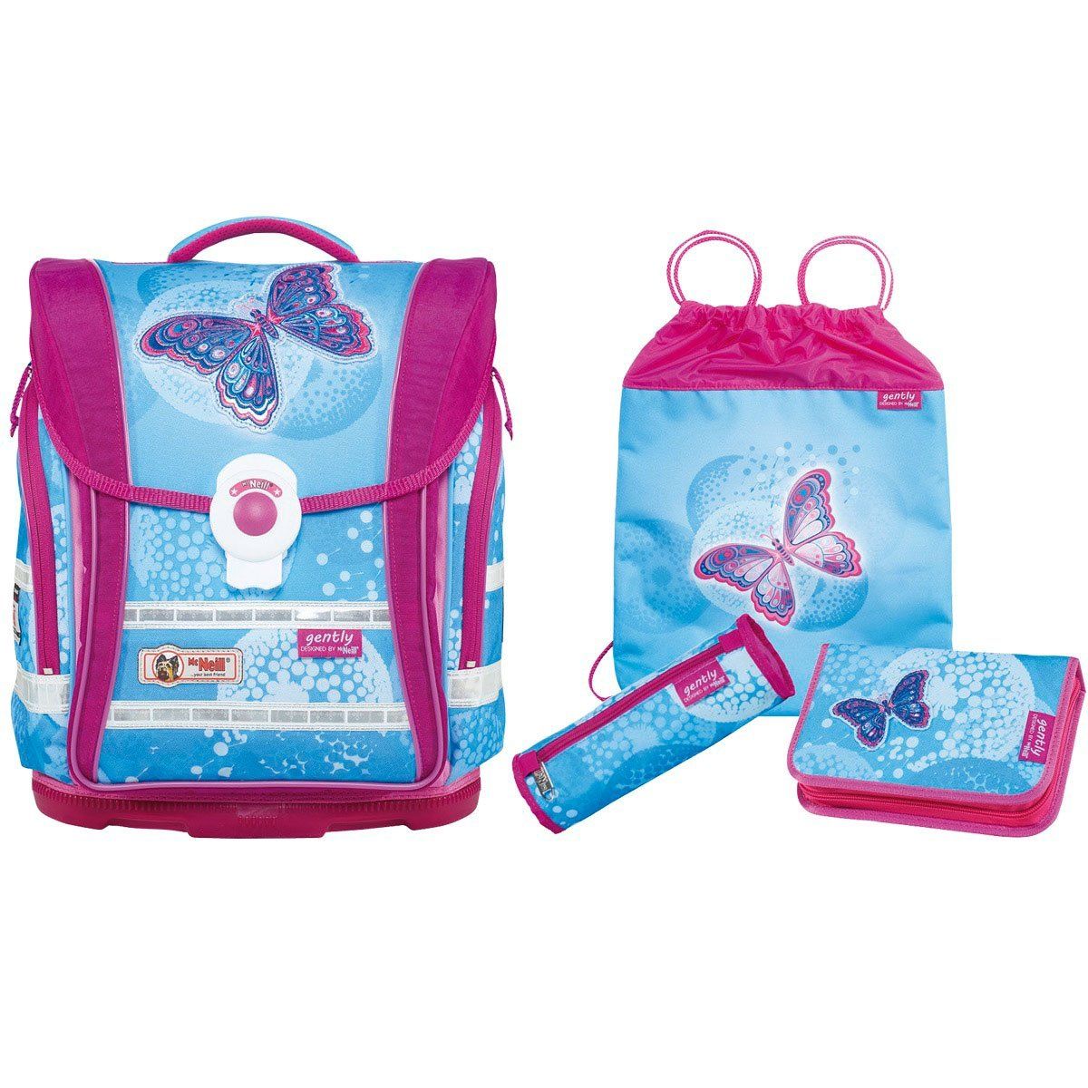 Mc Neill Borse & Zaini: Schulthek McNeill Ergo Light Compact flex - 4teilig komplett – Usato da Zeihen venduto da coke.chips