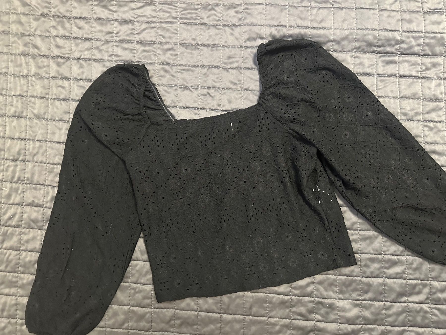 Pieces Camicette: schwarzes langarm Oberteil von Pieces - Grösse M – Usato da Zürich venduto da kri_hy6t