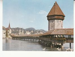 Luzern Kapellbrücke ca. 1970