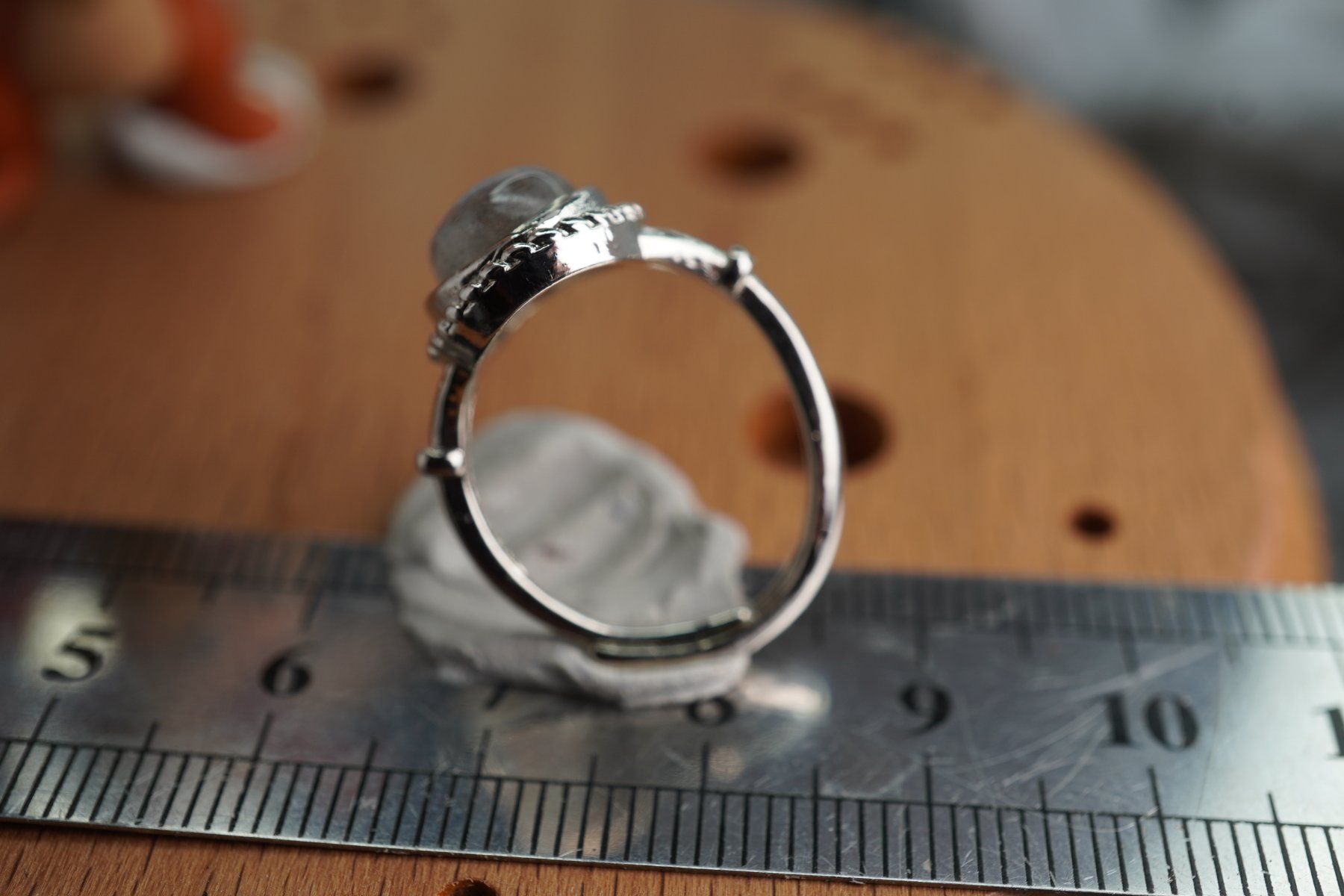 Minerali & Pietre curative: Labradorit         ring Grösse  Variabel     (Räumung!) – Nuovo e nell'imballaggio originale da Eschenbach SG venduto da topstone 4