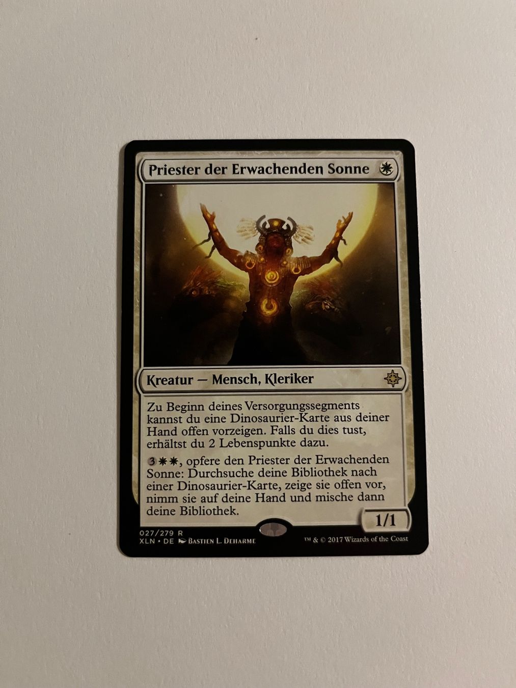 Magic The Gathering Carte collezionabili: MTG - Priester der Erwachenden Sonne - Ixalan - DE – Usato da Wangen an der Aare venduto da SG94